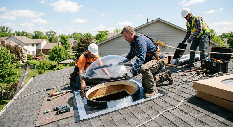 Dome Skylight Installation in Kent, WA